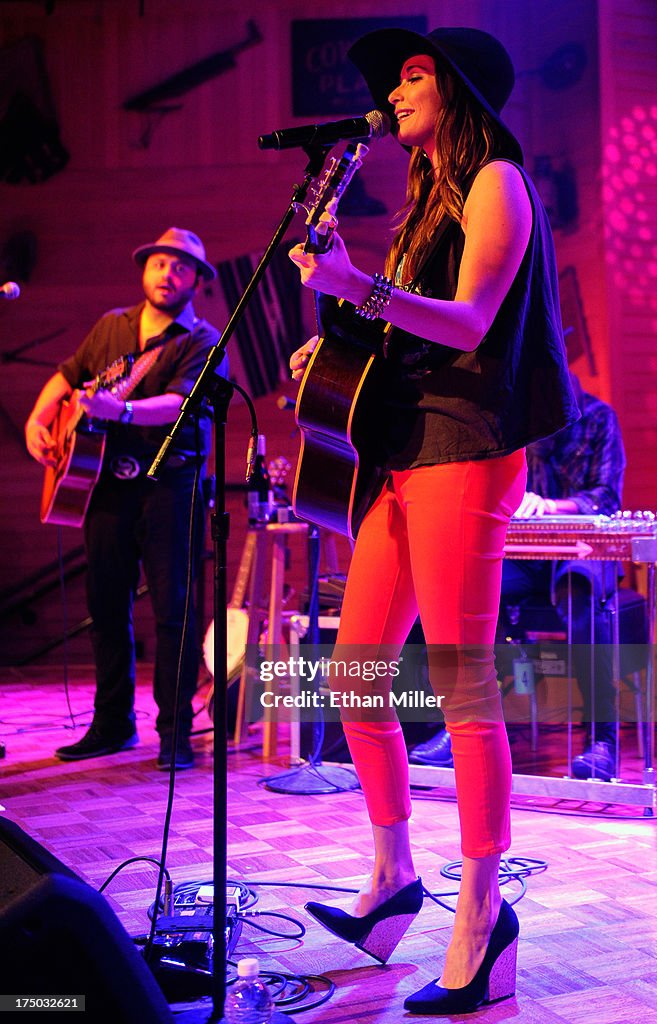 Kacey Musgraves Performs At Gilley's Saloon