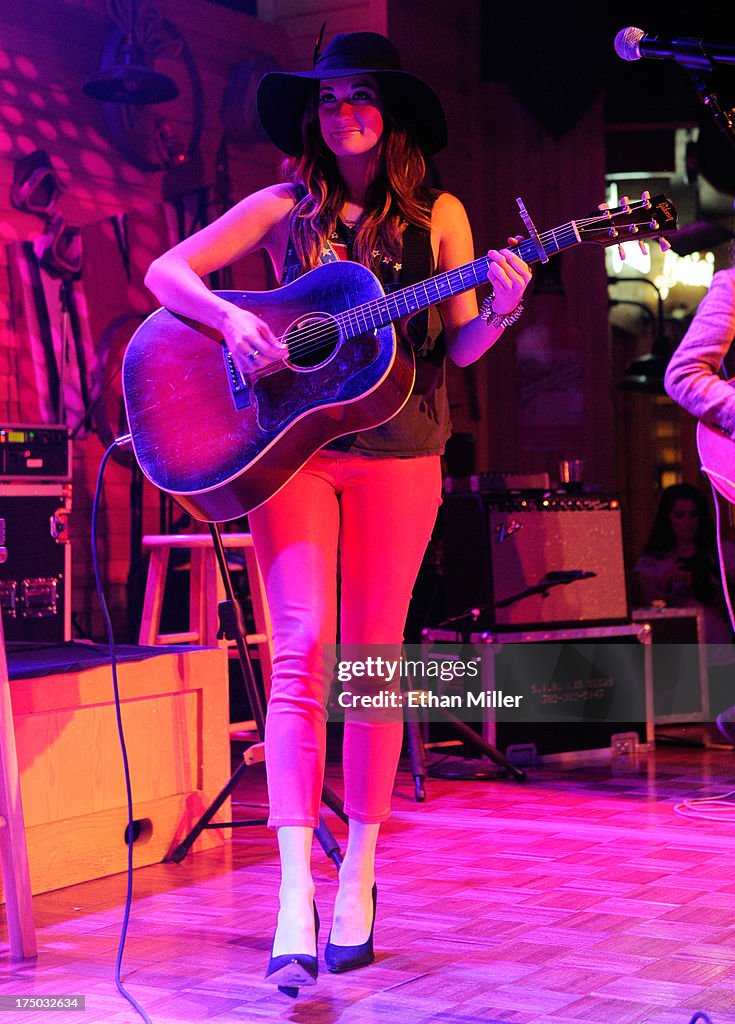 Kacey Musgraves Performs At Gilley's Saloon