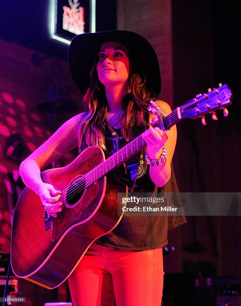 Kacey Musgraves Performs At Gilley's Saloon