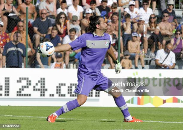 Sebastian Frey of Bursaspor Kulubu during the pre-season friendly match between AS Roma and Bursaspor Kulubu on July 21, 2013 in Bruneck, Italy.