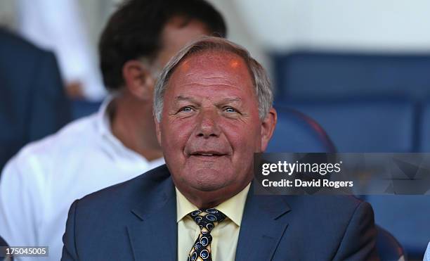 Barry Fry, the Peterborough United director of football looks on during the pre season friendly match between Peterborough United and Hull City at...