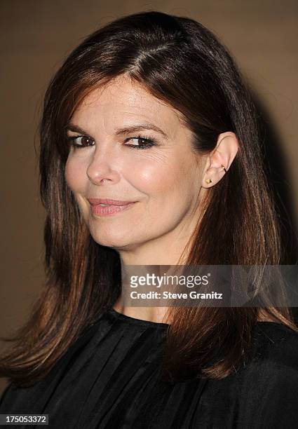 Jeanne Tripplehorn arrives at the Television Critic Association's Summer Press Tour - CBS/CW/Showtime Party at 9900 Wilshire Blvd on July 29, 2013 in...