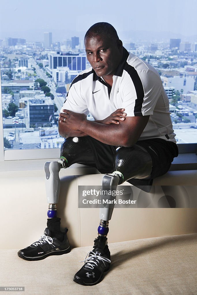 Lt Roderick Gadson Former Army Colonel Greg Gadson is photographed for Los Angeles Times ...