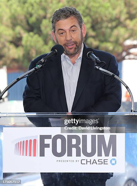 Executive Chairman of The Madison Square Garden Company James L. Dolan attends the Madison Square Garden Company announcing the revitalization of The...