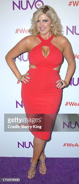 Model/tv personality Ivory May Kalber attends NUVOtv Network launch party at The London West Hollywood on July 16, 2013 in West Hollywood, California.