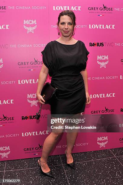 Heather Matarazzo attends The Cinema Society and MCM with Grey Goose screening of Radius TWC's "Lovelace" at MoMA on July 30, 2013 in New York City.