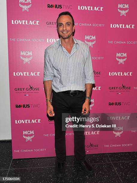 Hank Azaria attends The Cinema Society and MCM with Grey Goose screening of Radius TWC's "Lovelace" at Museum of Modern Art on July 30, 2013 in New...