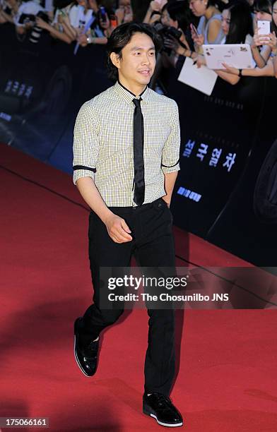 Oh Jung-Se attends the 'Snowpiercer' premiere & red carpet at Time Square on July 29, 2013 in Seoul, South Korea.