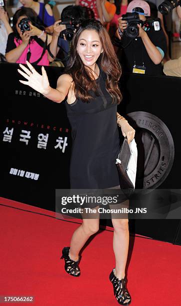 Han Ye-Sl attends the 'Snowpiercer' premiere & red carpet at Time Square on July 29, 2013 in Seoul, South Korea.