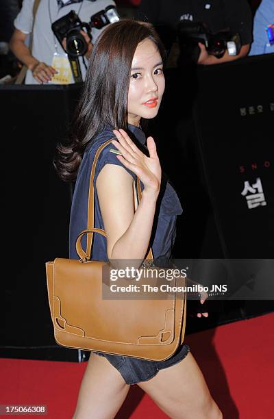 Hwang Woo Seul Hye attends the 'Snowpiercer' premiere & red carpet at Time Square on July 29, 2013 in Seoul, South Korea.