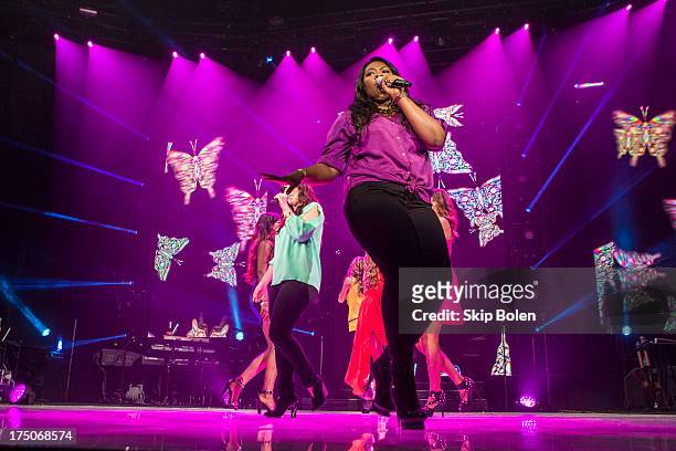 Candice Glover performs during American Idol Live! 2013 at UNO Lakefront Arena on July 30, 2013 in New Orleans, Louisiana.