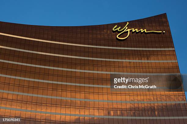 General view of the Wynn Casino is seen on July 29, 2013 in Macau, Macau. Macau, the only place in China with legalized casino gambling is booming....