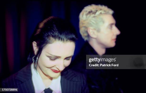 Siouxsie Sioux and Budgie of Siouxsie and The Banshees and The Creatures, Camden, London, 1996.