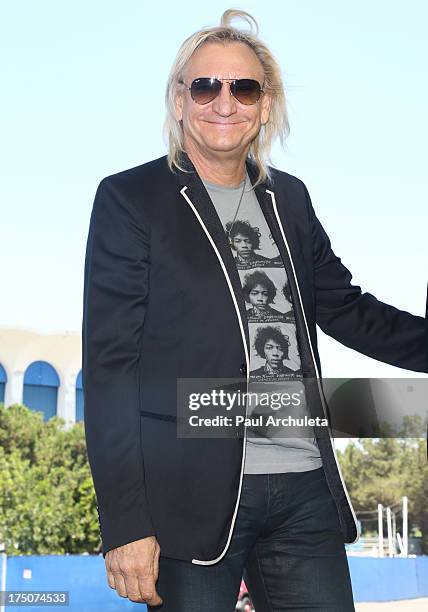 Joe Walsh of rock band the Eagles attends the Madison Square Garden company announcement of the revitalization of the Forum at The Forum on July 30,...