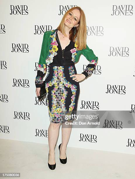 Miranda Otto arrives at the David Jones Spring/Summer 2013 Collection Launch at David Jones Elizabeth Street on July 31, 2013 in Sydney, Australia.