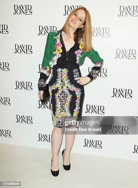 Miranda Otto arrives at the David Jones Spring/Summer 2013 Collection Launch at David Jones Elizabeth Street on July 31, 2013 in Sydney, Australia.