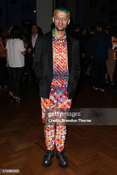 Gary Bigeni arrives at the David Jones Spring/Summer 2013 Collection Launch at David Jones Elizabeth Street on July 31, 2013 in Sydney, Australia.