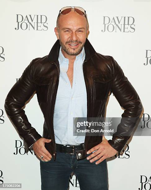 Alex Perry arrives at the David Jones Spring/Summer 2013 Collection Launch at David Jones Elizabeth Street on July 31, 2013 in Sydney, Australia.