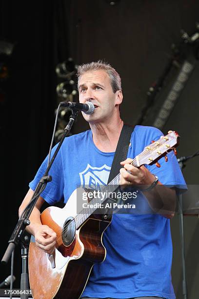 Boothby Graffoe performs when the Barenaked Ladies headline a benefit concert for Celebrate Brooklyn! at the Prospect Park Bandshell on July 30, 2013...