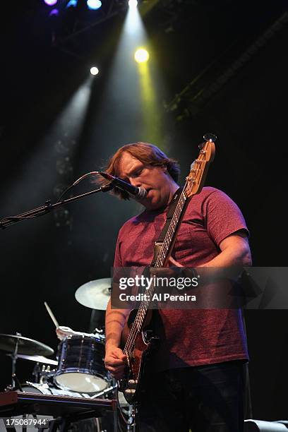 Robert Sledge of The Ben Folds Five performs when the Barenaked Ladies headline a benefit concert for Celebrate Brooklyn! at the Prospect Park...