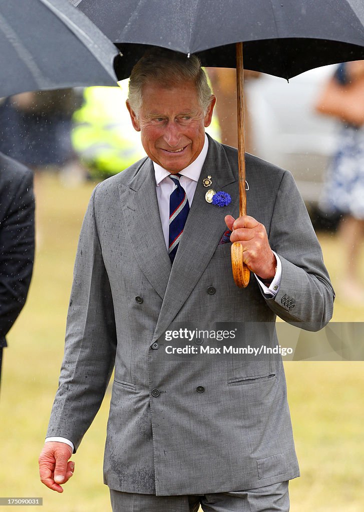 The Prince Of Wales & Duchess Of Cornwall Visit The Sandringham Flower Show