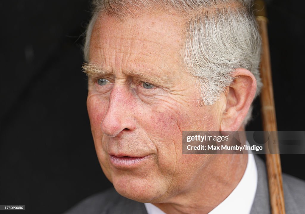 The Prince Of Wales & Duchess Of Cornwall Visit The Sandringham Flower Show