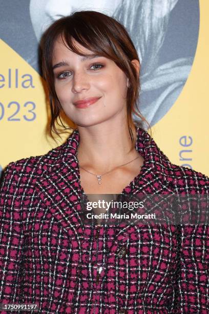 Denise Tantucci attends a red carpet for the movie "Hotspot - Amore Senza Rete" at the 21st Alice Nella Città during the 18th Rome Film Festival on...
