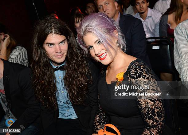 Television personality Kelly Osbourne and Matthew Mosshart attend the DoSomething.org and VH1's 2013 Do Something Awards at Avalon on July 31, 2013...
