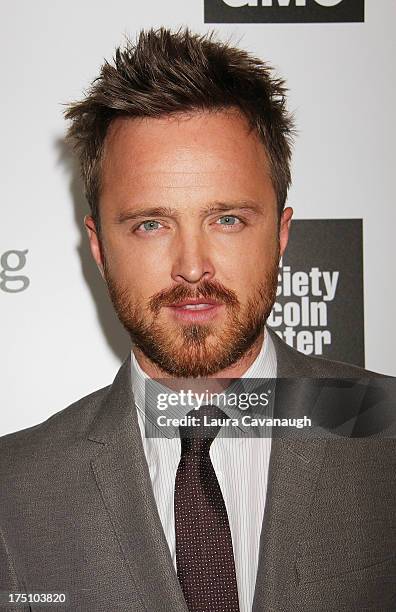 Aaron Paul attends The Film Society Of Lincoln Center And AMC Celebration Of "Breaking Bad" Final Episodes at The Film Society of Lincoln Center,...