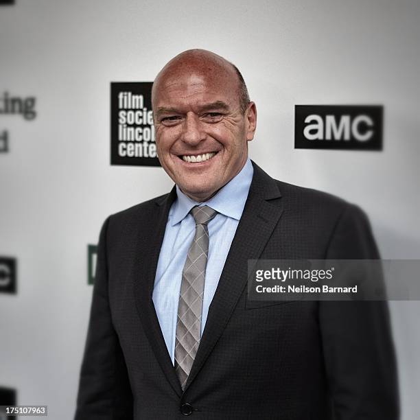 Actor Dean Norris attends The Film Society Of Lincoln Center And AMC Celebration Of "Breaking Bad" Final Episodes at The Film Society of Lincoln...