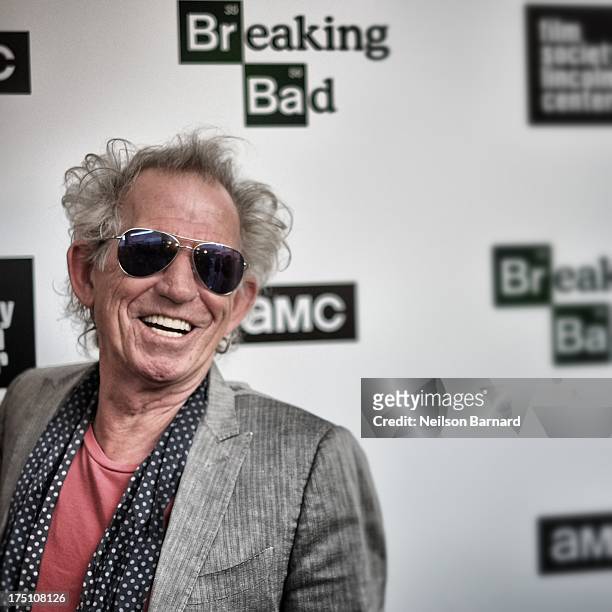 Keith Richards attends The Film Society Of Lincoln Center And AMC Celebration Of "Breaking Bad" Final Episodes at The Film Society of Lincoln Center,...
