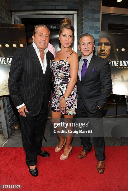 Danny Grimaldi and Ray "Boom Boom" Mancini attend the SnagFilms New York Premiere Of "The Good Son" on July 31, 2013 in New York City.