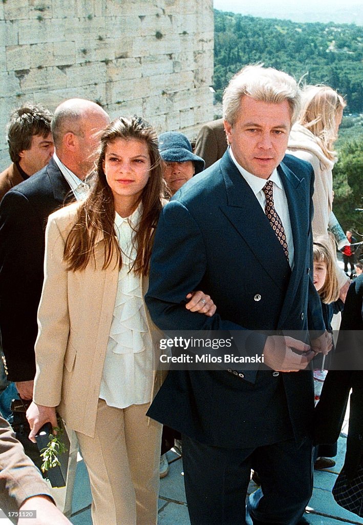 Athina Onassis , granddaughter of Greek shipping tycoon Aristotle