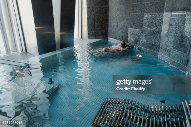 taking a hot tub spa and relax at weekend - health spa stock pictures, royalty-free photos & images