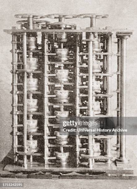 Babbage Computer Drawing 336 Charles Babbage Images Stock Photos, High-Res Pictures, and Images ...