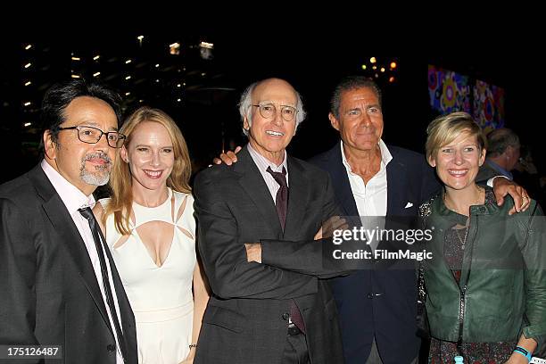 Films President Len Amato, actress Amy Ryan, writer/actor Larry David, HBO Chief Executive Officer Richard Plepler, and HBO Entertainment President...