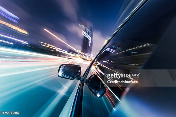 speeding car - traffic stock pictures, royalty-free photos & images
