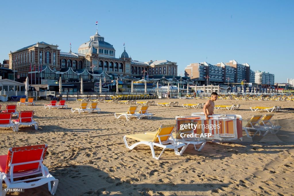 NETHERLANDS-WEATHER-TOURISM-BEACH