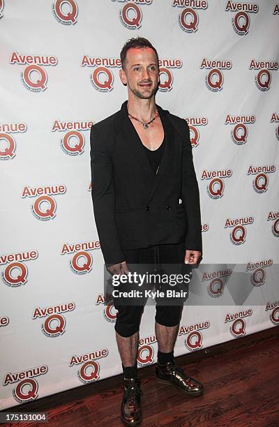 Jeff Whitty attends the "Avenue Q" 10th year anniversary performance at New World Stages on July 31, 2013 in New York City.