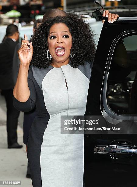 Oprah Winfrey as seen on July 31, 2013 in New York City.