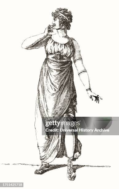Madame Tallien in Grecian costume. .