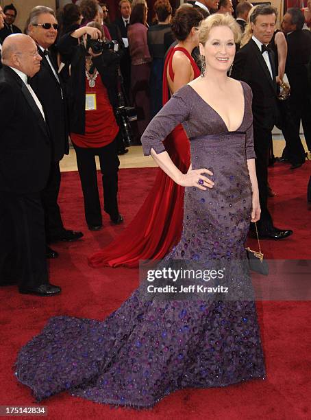 Meryl Streep during The 78th Annual Academy Awards - Red Carpet at Kodak Theatre in Hollywood, California, United States.