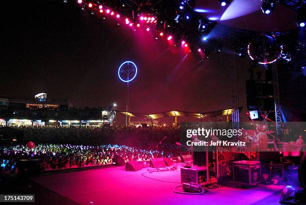 Phish during Phish in Concert - June 18, 2004 at Keyspan Park in New York City, New York, United States.