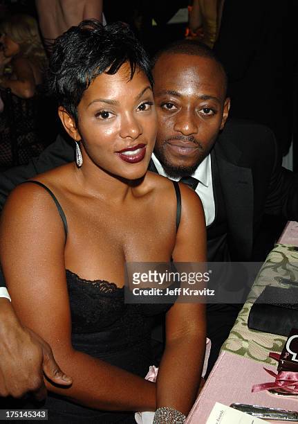 Omar Epps and wife Keisha Epps during 58th Annual Primetime Emmy Awards - Governors Ball at The Shrine Auditorium in Los Angeles, California, United...