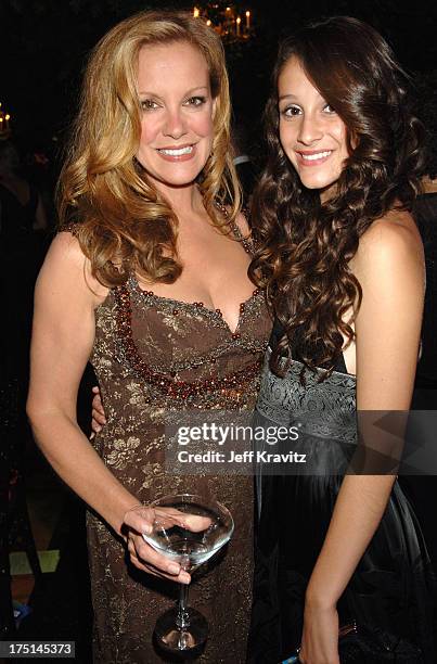 Elizabeth Perkins and daughter Hannah Perkins during 58th Annual Primetime Emmy Awards - Governors Ball at The Shrine Auditorium in Los Angeles,...