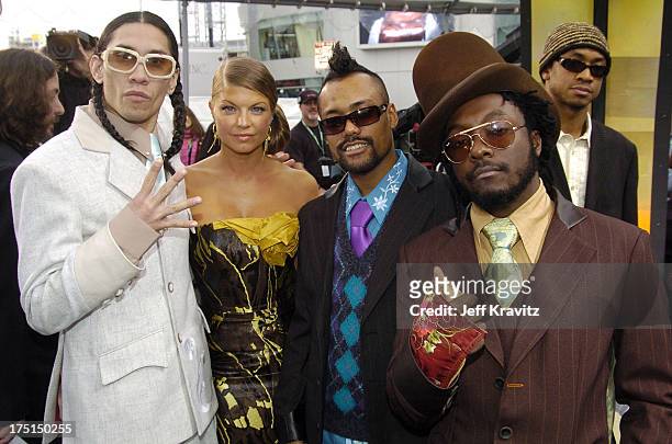 Black Eyed Peas during The 47th Annual GRAMMY Awards - Arrivals at Staples Center in Los Angeles, California, United States.