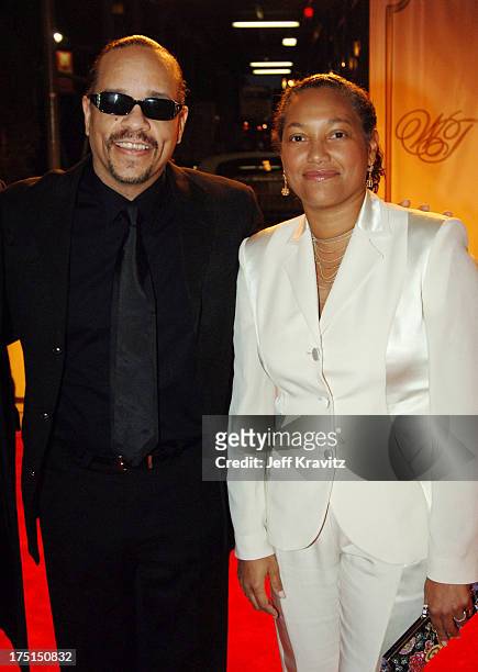 Ice-T, presenter, and Christina Norman, president of VH1