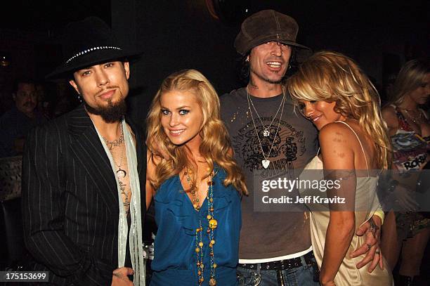 Dave Navarro, Carmen Electra, Tommy Lee and Pamela Anderson