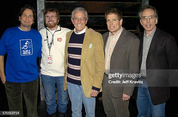 Peter Farrelly, John Moffitt, Jim Abrahams, David Zucker and Jerry Zucker