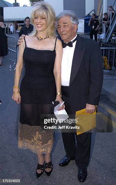 Shera Danese and Peter Falk during 2004 TV Land Awards airing March 17, 2004 - Red Carpet Arrivals at The Palladium in Hollywood, California, United...